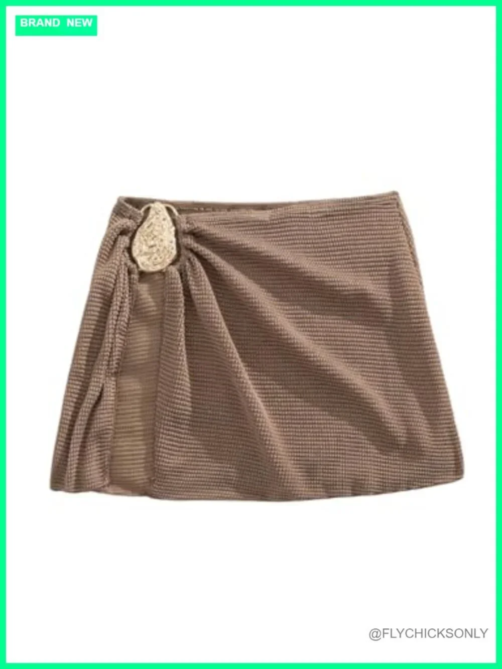 Cover Up Skirt with Starfish Split Mini Beach Coverup